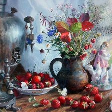 Схема вышивки «Натюрморт маслом 2»
