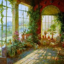 Схема вышивки «Зимний сад»