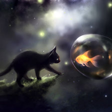 Схема вышивки «ночь»