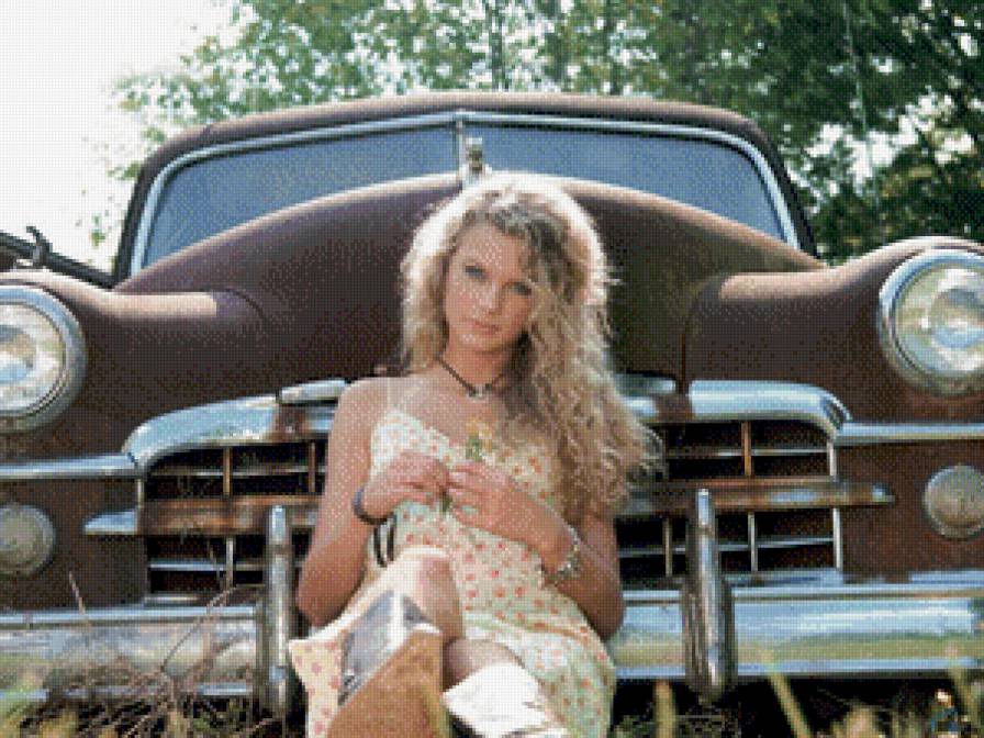 девушка - машина, девушка - предпросмотр