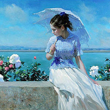 Под зонтиком