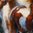 Предпросмотр схемы вышивки «кони у водопада» (№712053)