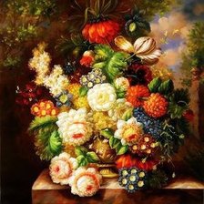 Схема вышивки «Букет.»