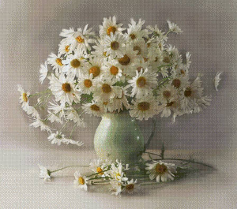 Ромашки - букет, ромашки - предпросмотр