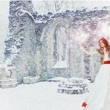 Схема вышивки «Снежная королева»