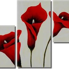 Схема вышивки «Триптих Каллы»