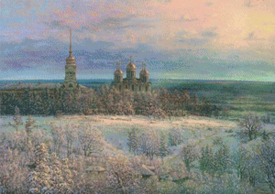 Дорога к храму - религия, храм, пейзаж - предпросмотр