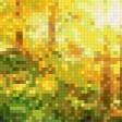 Предпросмотр схемы вышивки «Восход в лесу» (№712363)