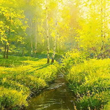 Схема вышивки «Утро»