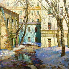 Схема вышивки «Город»