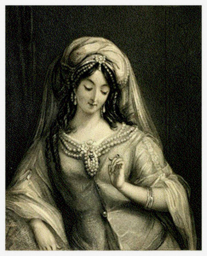 Гайде - гравюры, девушки, иллюстрации - предпросмотр