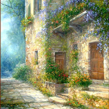 Городской дворик