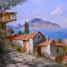 Схема вышивки «Крым 3»