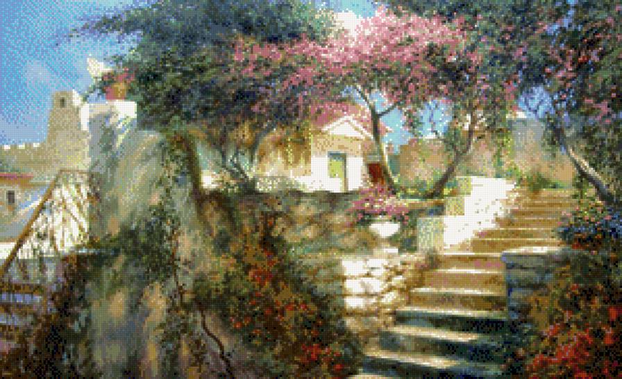 Крым - пейзаж, город, дом - предпросмотр