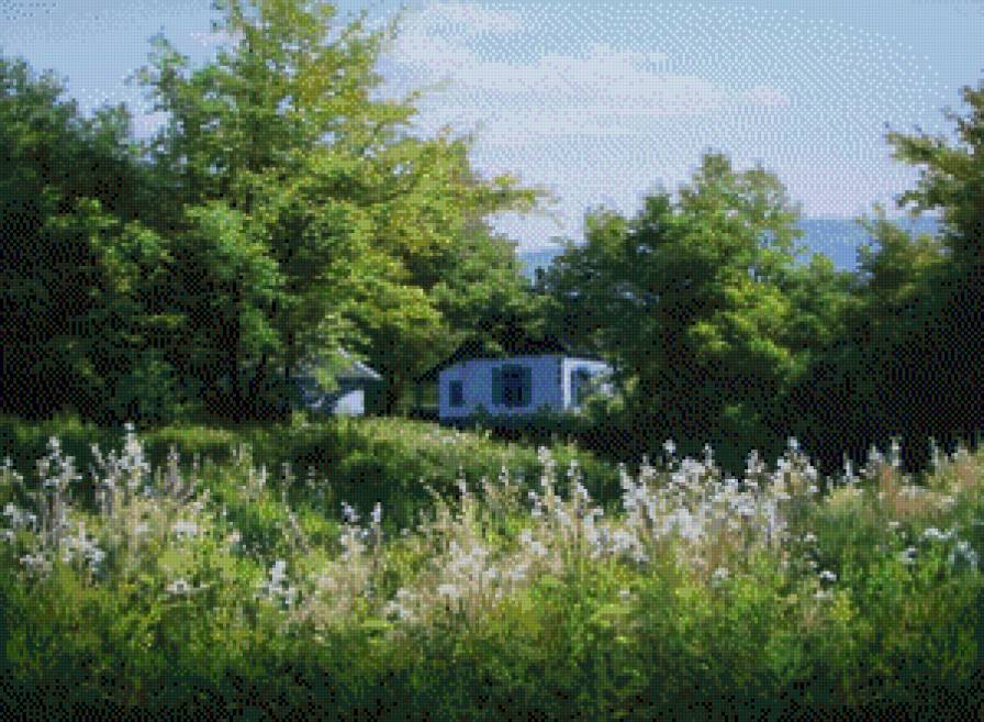 Деревенский мотив 12 - пейзаж, природа, деревня - предпросмотр