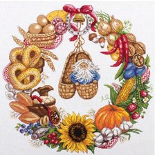 Схема вышивки «венок изобилия»