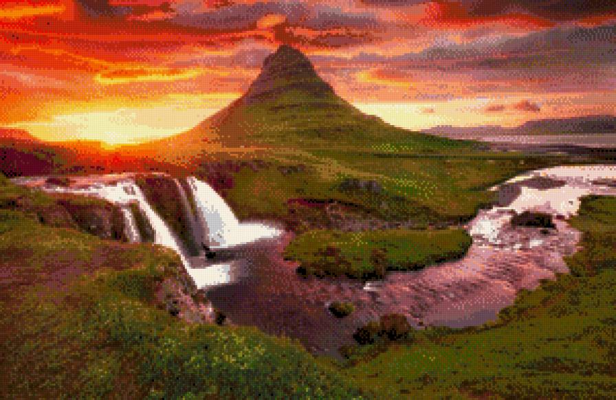 Закат 2 - пейзаж, вода, природа - предпросмотр