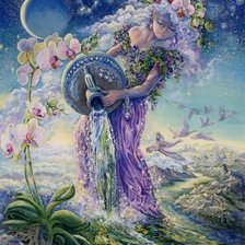 Схема вышивки «водолей»