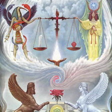 Схема вышивки «весы»