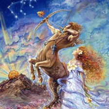 Схема вышивки «стрелец»