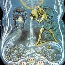 Схема вышивки «водолей»