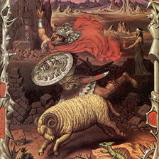 Схема вышивки «овен»