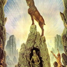 Схема вышивки «козерог»