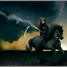 Схема вышивки «death knight»