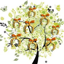 Схема вышивки «дерево желаний»