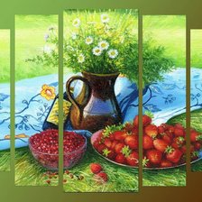 Схема вышивки «Полиптих натюрморт»