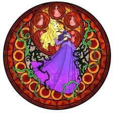 Схема вышивки «витраж "Аврора"»