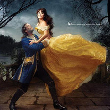 Схема вышивки «красавица и чудовище»