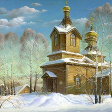 Схема вышивки «Дорога к храму 8»