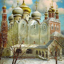 Схема вышивки «Дорога к храму 11»