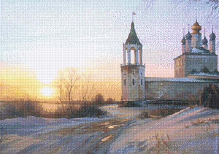 Дорога к храму 12 - религия, храм, пейзаж - предпросмотр