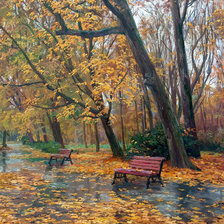 Схема вышивки «художник Валерий Бусыгин»