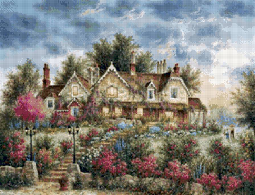 №714554 - природа, дом, пейзаж - предпросмотр