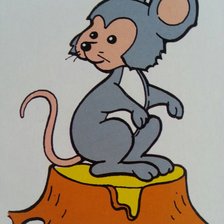 Схема вышивки «мышка»