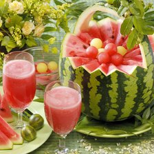 Схема вышивки «Арбуз»