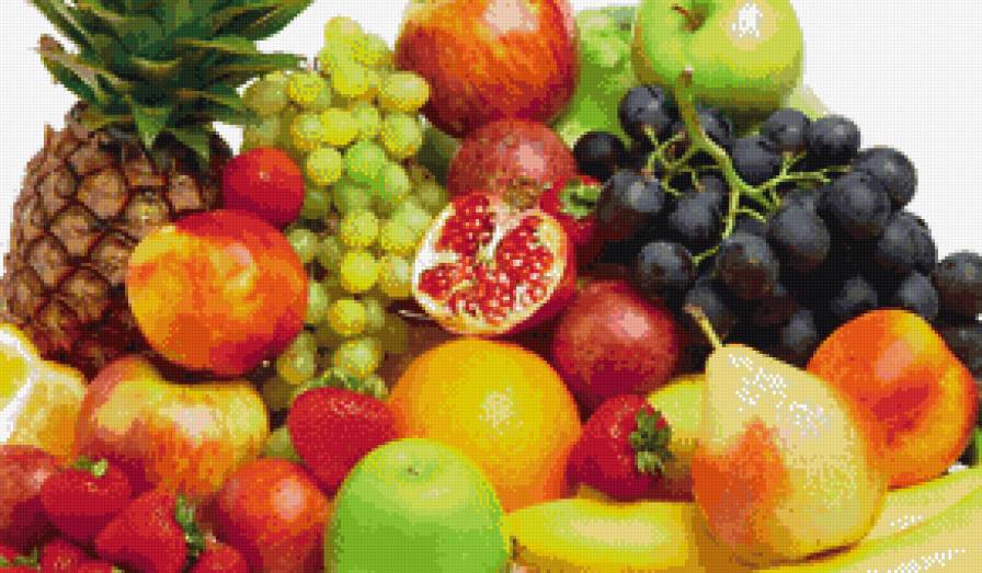 Фруктово-ягодный натюрморт - ягоды, натюрморт, клубники, фрукты - предпросмотр