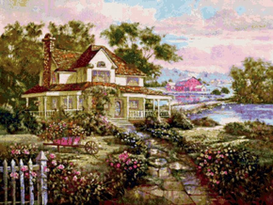 №715177 - пейзаж, дом, природа - предпросмотр