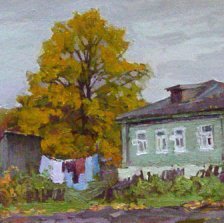 Схема вышивки «Тайницкий переулок.»