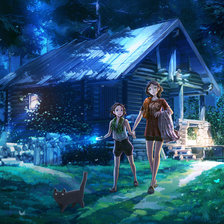 Схема вышивки «ночь»