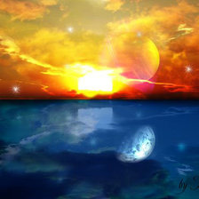 Схема вышивки «ночь»