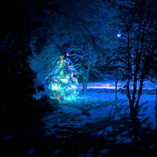 Схема вышивки «ночь»