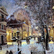 Схема вышивки «пейзаж»