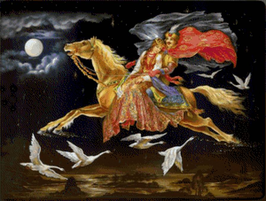 ночной полёт - сказка, полет - предпросмотр