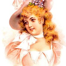 Схема вышивки «рыжеволосая»