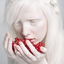 Схема вышивки «Девушка»