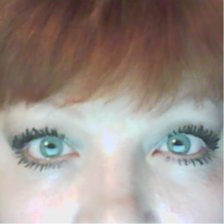 Схема вышивки «глаза»